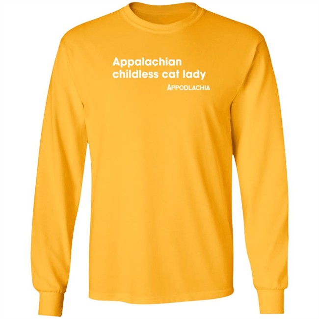 appalachian childless cat lady t shirt