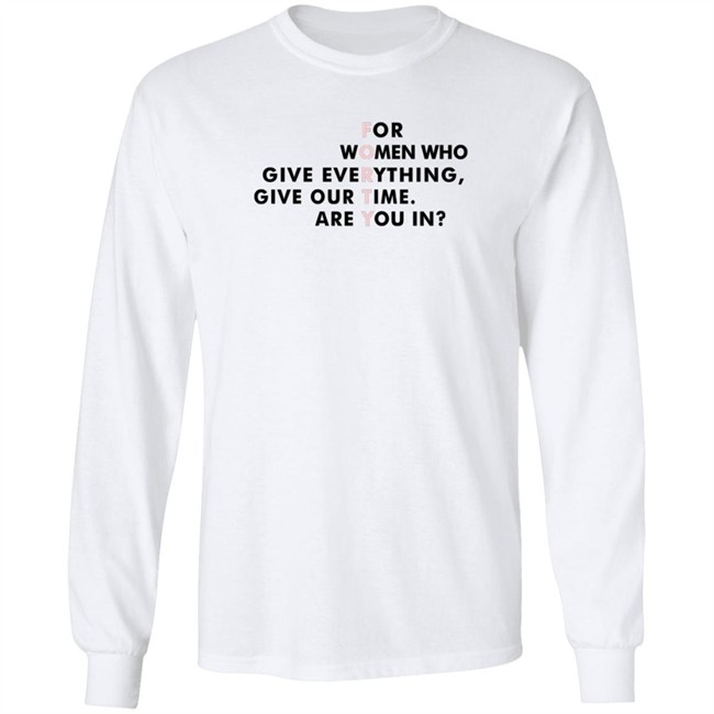 pagan trelawney for women who give everything t shirt