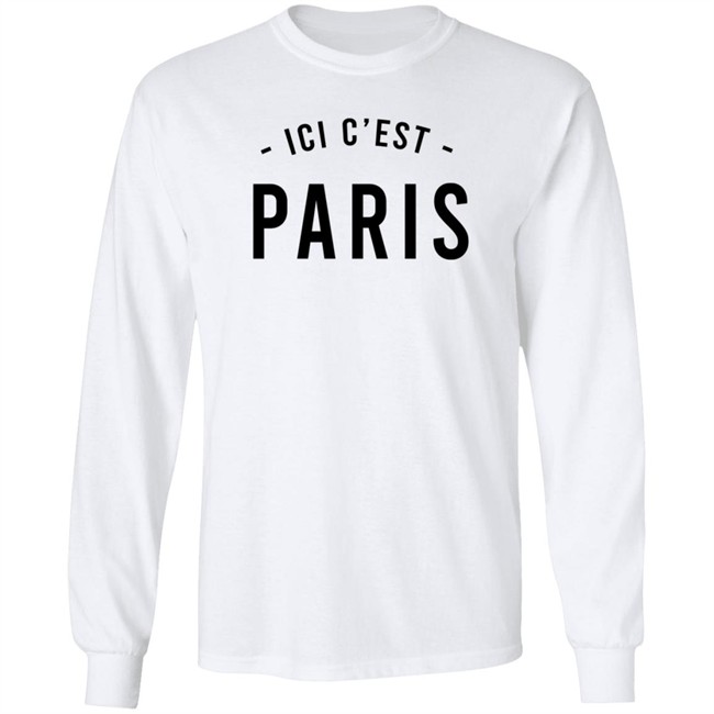 messi ici c'est paris t shirt