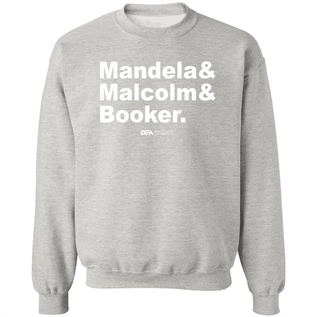 democracy for america senate mandela malcolm booker t shirt democracy for america senate mandela malcolm booker t shirt