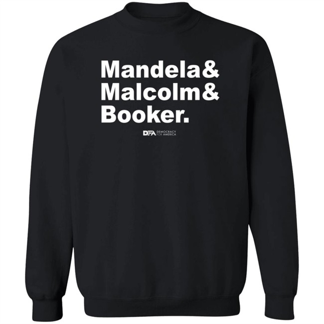 democracy for america senate mandela malcolm booker t shirt democracy for america senate mandela malcolm booker t shirt