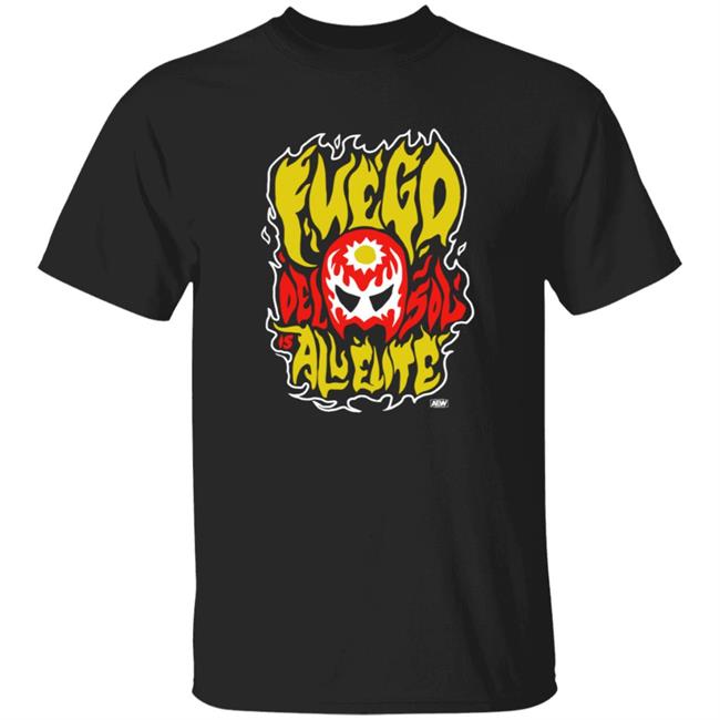 Quang - All Elite Wrestling Merch Fire Nation Fuego Del Sol - Blaze Shirt