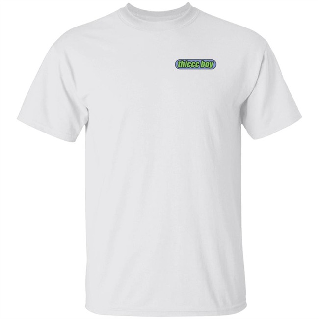 Hang - Thiccc Boy Merch Globe White Tee Shirt
