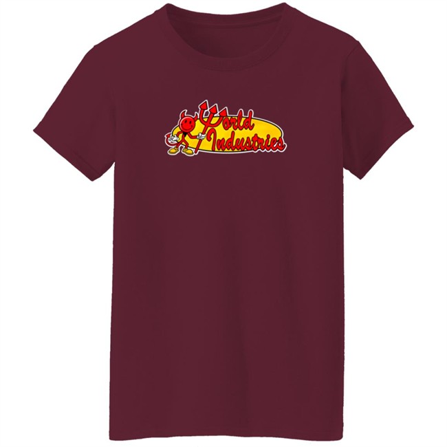 Worldindustries Merch World Industries Retro Corp SS T Shirt Quang - Worldindustries Merch World Industries Retro Corp SS T Shirt