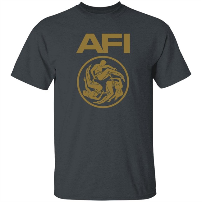 AFI Merchandise Afi Badge Logo T Shirt Hang - AFI Merchandise Afi Badge Logo T Shirt