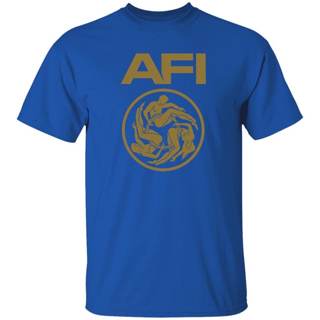 AFI Merchandise Afi Badge Logo T Shirt Hang - AFI Merchandise Afi Badge Logo T Shirt