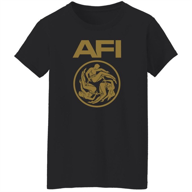 AFI Merchandise Afi Badge Logo T Shirt Hang - AFI Merchandise Afi Badge Logo T Shirt