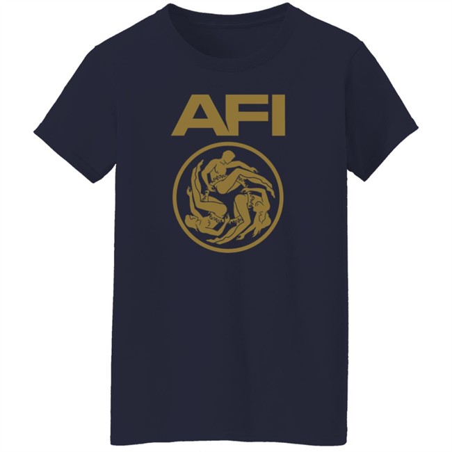 AFI Merchandise Afi Badge Logo T Shirt Hang - AFI Merchandise Afi Badge Logo T Shirt