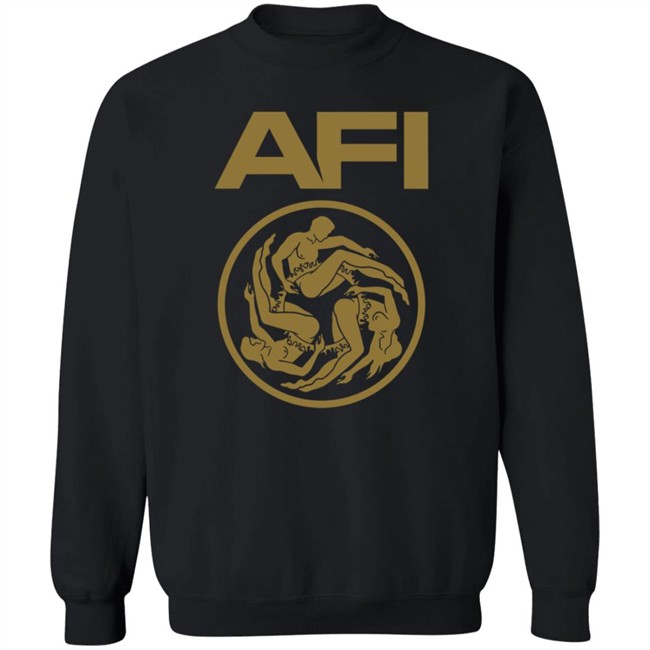 AFI Merchandise Afi Badge Logo T Shirt Hang - AFI Merchandise Afi Badge Logo T Shirt