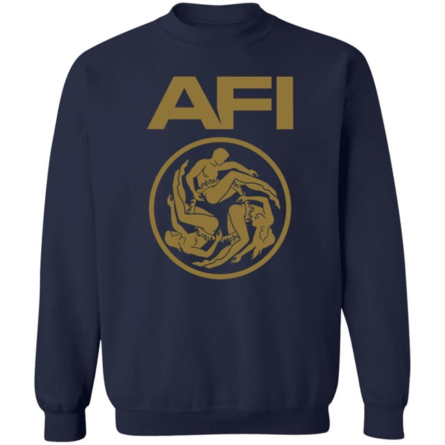 AFI Merchandise Afi Badge Logo T Shirt Hang - AFI Merchandise Afi Badge Logo T Shirt