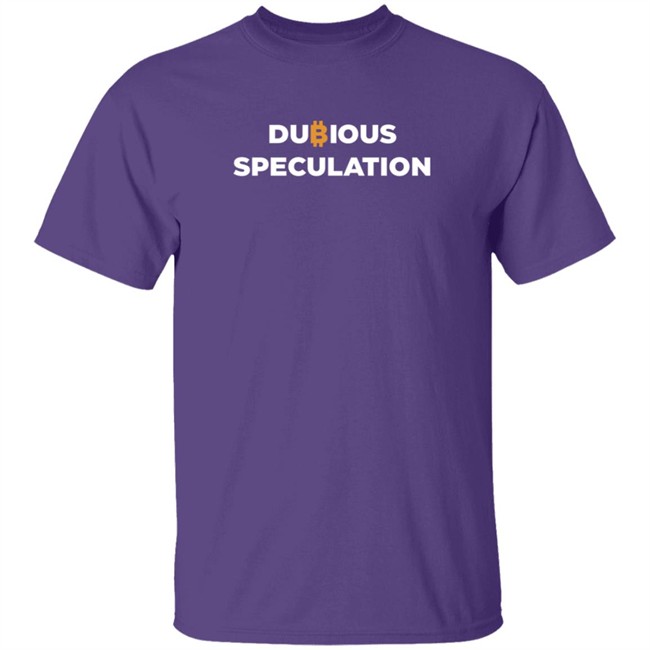 Into The Cryptoverse Merch Dubious Speculation Shirt Benjamin Cowen Loan - Into The Cryptoverse Merch Dubious Speculation Shirt Benjamin Cowen