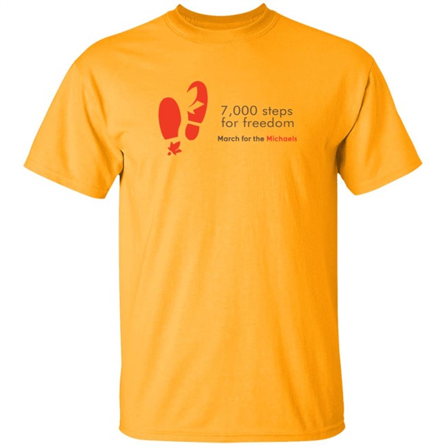 7000 Steps For Freedom March For The Michaels T Shirt #Bringthemhome Hang - 7000 Steps For Freedom March For The Michaels T Shirt #Bringthemhome