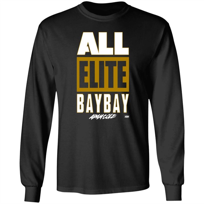 All Elite Wrestling Adam Cole All Elite Bay Bay T Shirt Hang - All Elite Wrestling Adam Cole All Elite Bay Bay T Shirt