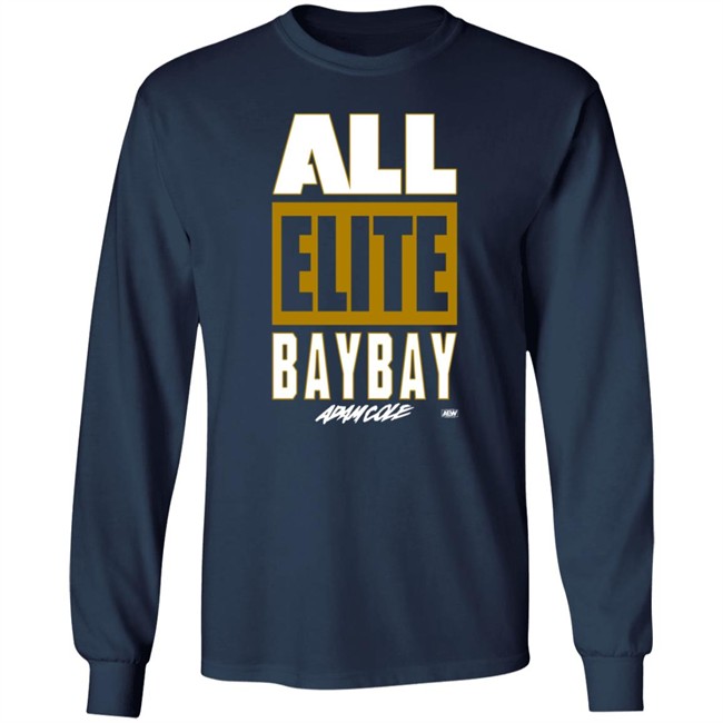 All Elite Wrestling Adam Cole All Elite Bay Bay T Shirt Hang - All Elite Wrestling Adam Cole All Elite Bay Bay T Shirt