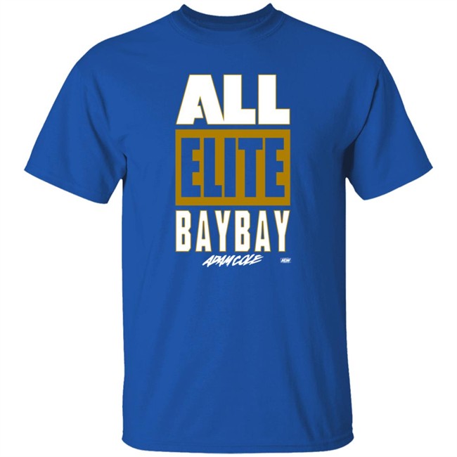All Elite Wrestling Adam Cole All Elite Bay Bay T Shirt Hang - All Elite Wrestling Adam Cole All Elite Bay Bay T Shirt