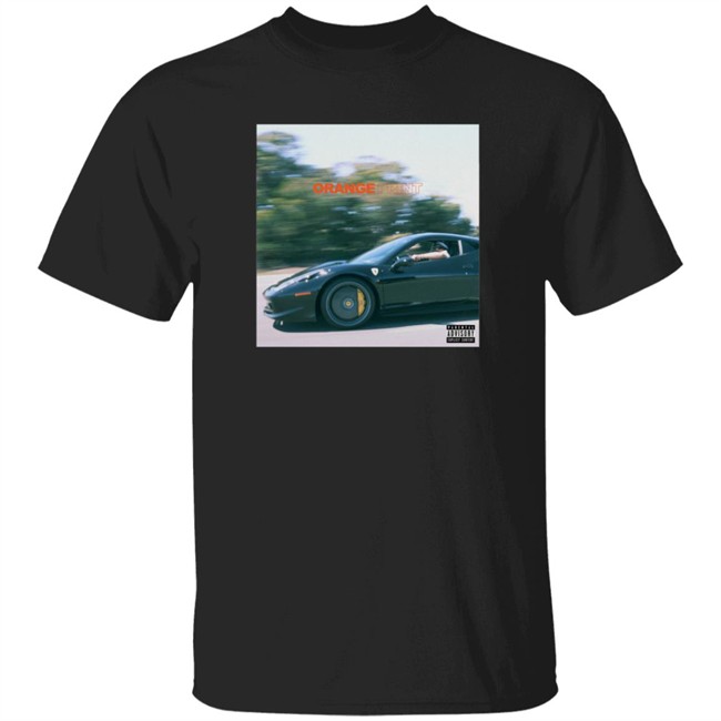 Hang - Larry June Merch Orange Print Album Tee Shirt