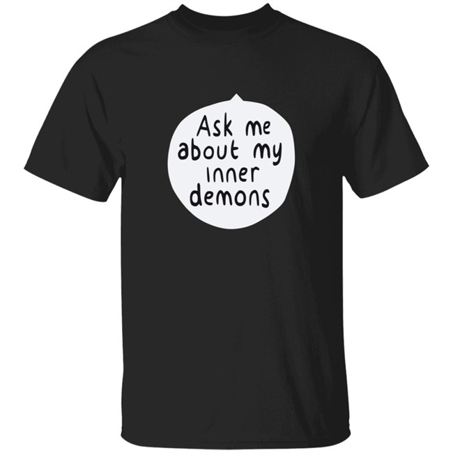 Phong - Life Is Strange Merch Hot Topic Ask Me About My Inner Demons Speech Bubble Shirt