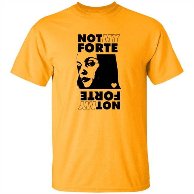 Letterkenny Merch Ladies Not My Forte Rock Grey Tee Shirt Hang - Letterkenny Merch Ladies Not My Forte Rock Grey Tee Shirt