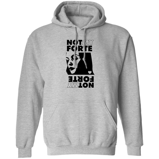 Letterkenny Merch Ladies Not My Forte Rock Grey Tee Shirt Hang - Letterkenny Merch Ladies Not My Forte Rock Grey Tee Shirt