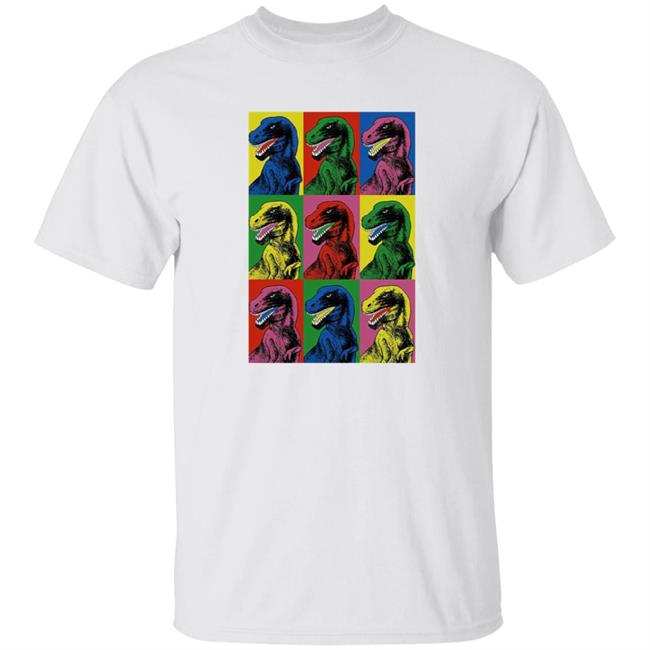 Jurassic Park Dinosaur Pop Art T Shirt Steven Spielberg