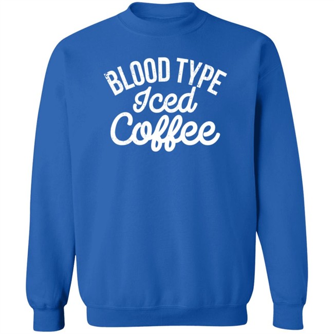 The White Man's English Blood Type Iced Coffee T Shirt The White Man's English Blood Type Iced Coffee T Shirt