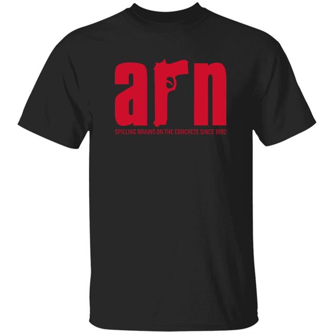 Arn Spilling Brains On The Concrete Since 1982 Shirt Arn Anderson Shirts Box Of Gimmicks Merch