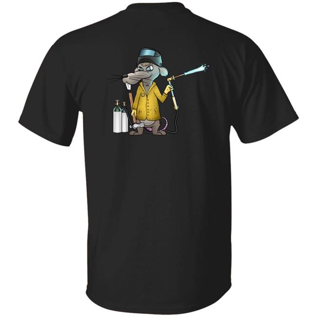 Fabrats Merch Fab Rats Original Welder Rat Logo T Shirt
