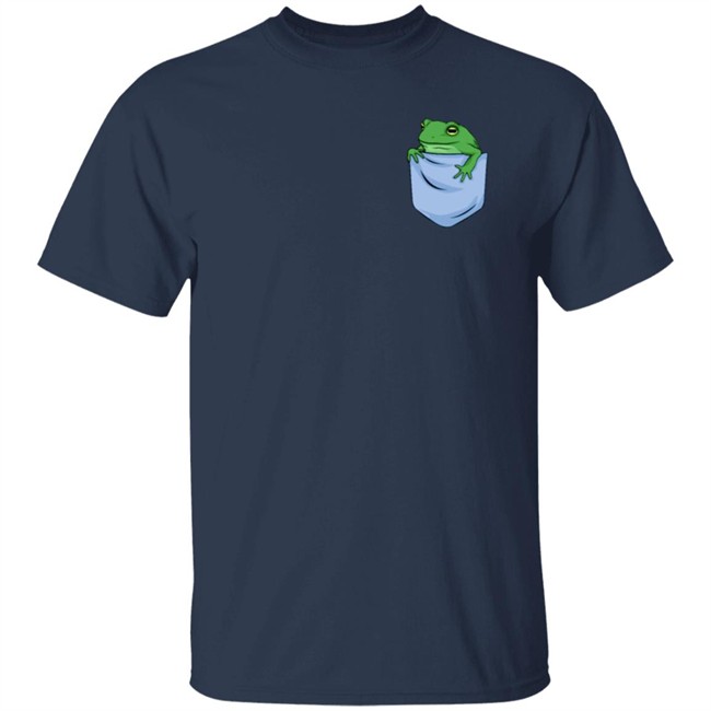 Jenna Lynn Meowri Pocket Frog T Shirt Frog In The Breast Pocket Frog
