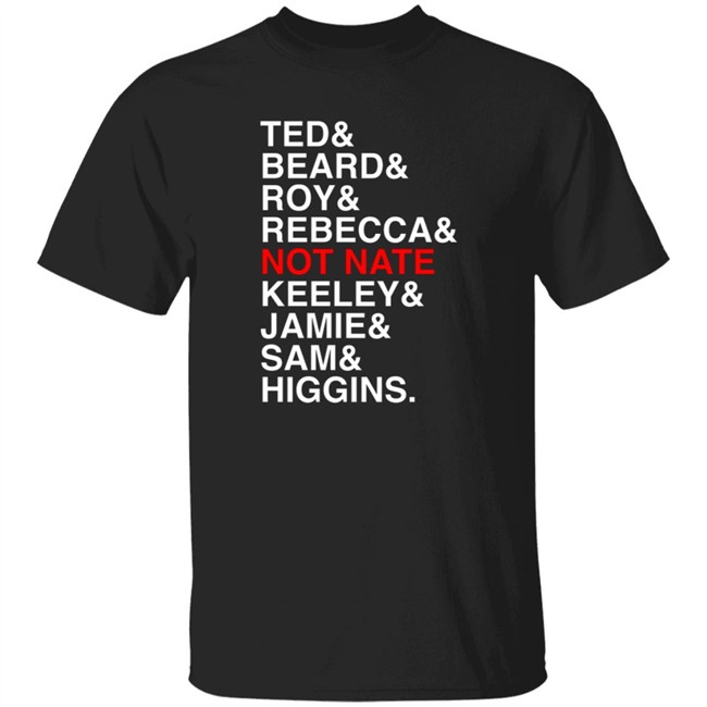 Cotton Bureau Store Ted Beard Roy Rebecca Not Nate Keeley Jamie Sam Higgins Shirt