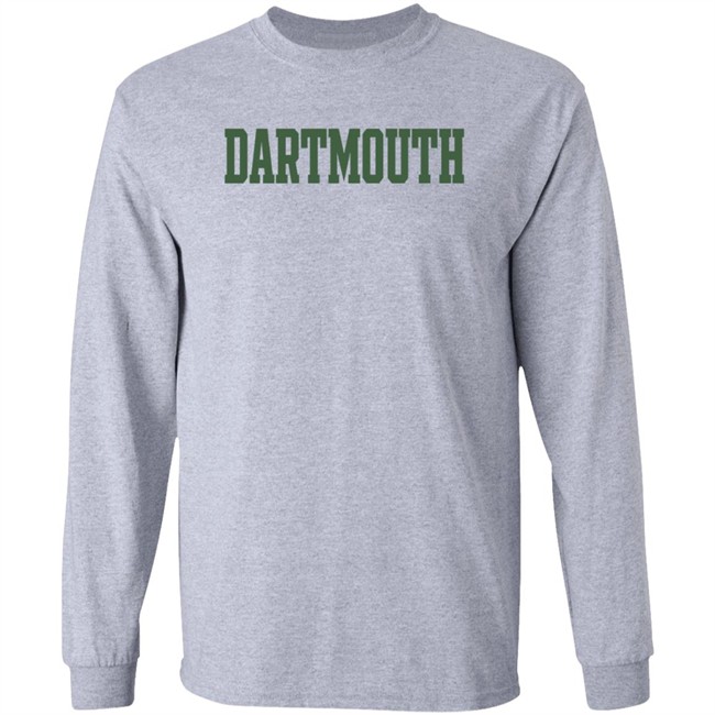 Dartmouth Coop Merch Dartmouth Long Sleeve T Shirt Bey Mered1thgrey