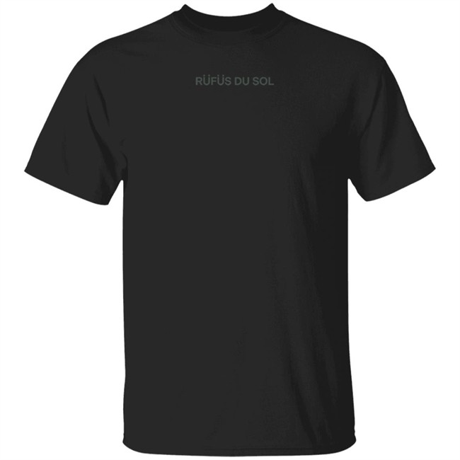 Rufus Du Sol Merch Black Surrender Shirt