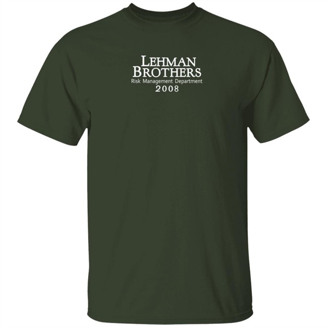 Lehman Brothers Risk Management Department 2008 Shirt Ogpasha