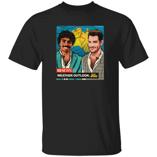 Joe O'brien Nate Byrne And Tony Armstrong News Weather Outlook Fine Shirt