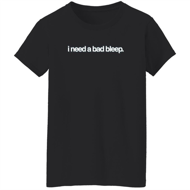 Addison Rae Merch I Need A Bad Bleep Black Hoodie Addison Rae Merch I Need A Bad Bleep Black Hoodie