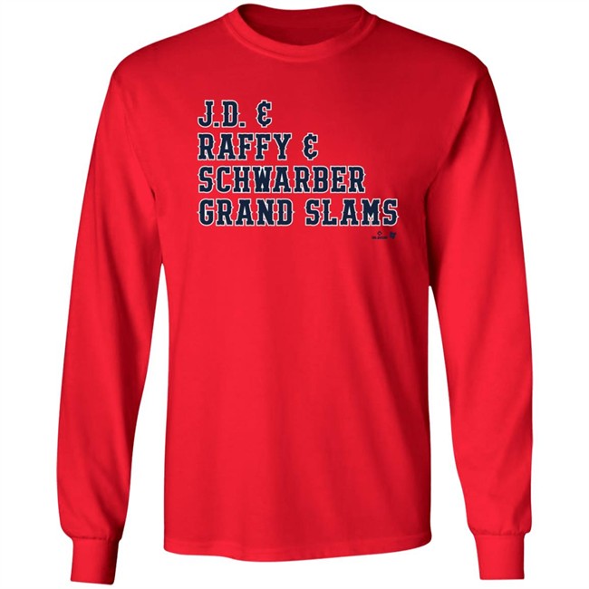 BreakingT Red Sox Merch Boston Slam Party Celebrating Grand Slams Shirt JD and Raffy and Schwarber Grand Slams Shirt BreakingT Red Sox Merch Boston Slam Party Celebrating Grand Slams Shirt JD and Raffy and Schwarber Grand Slams Shirt