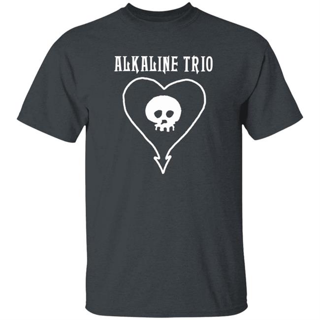 Cradle Of Filth Merch Alkaline Trio Classic Heartskull Shirt Cradle Of Filth Merch Alkaline Trio Classic Heartskull Shirt