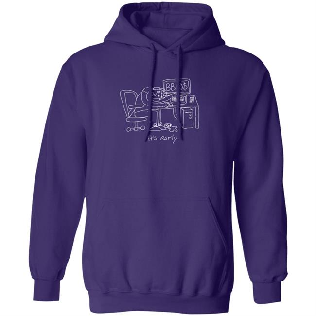 Bbno$ Merch Its Early Hoodie Bbno$ Merch Its Early Hoodie