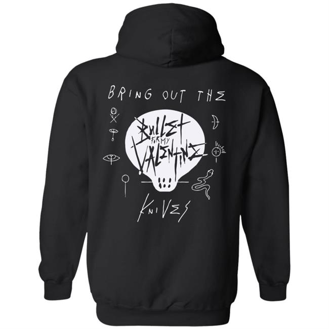 Bullet For My Valentine Merch Knives Single Hoodie Sweatshirt Bullet For My Valentine Merch Knives Single Hoodie Sweatshirt