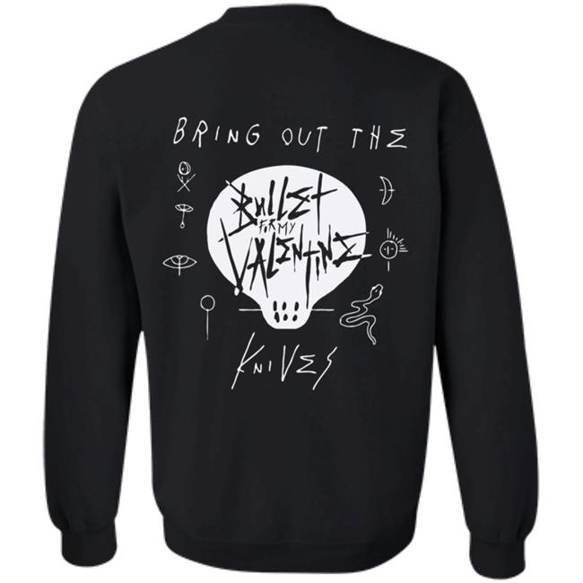 Bullet For My Valentine Merch Knives Single Hoodie Sweatshirt Bullet For My Valentine Merch Knives Single Hoodie Sweatshirt