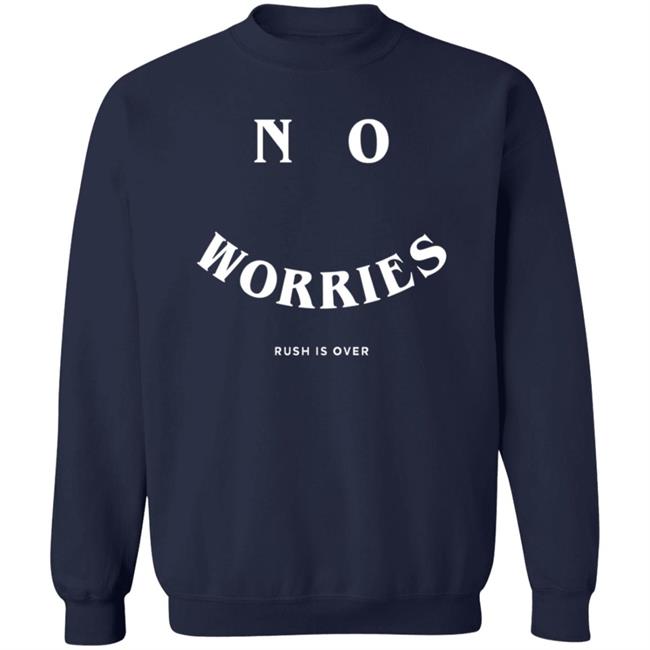 Delta Gamma Merch No Worries Tee Shirt Delta Gamma Merch No Worries Tee Shirt