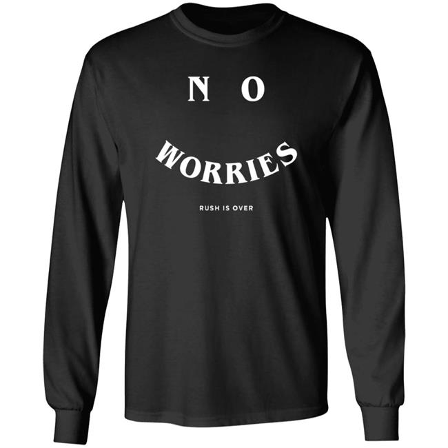Delta Gamma Merch No Worries Tee Shirt Delta Gamma Merch No Worries Tee Shirt
