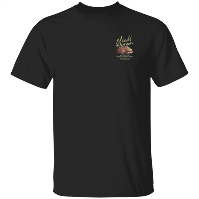 Limited Edition Niallhoran Merch Royal Albert Hall Crew Tee Shirt