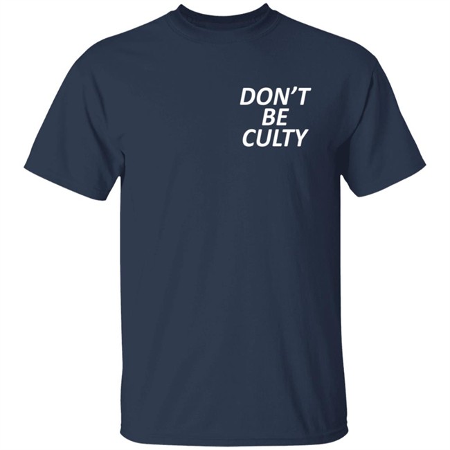Leah Remini's Don't Be Culty T Shirt Leah Remini's Don't Be Culty T Shirt
