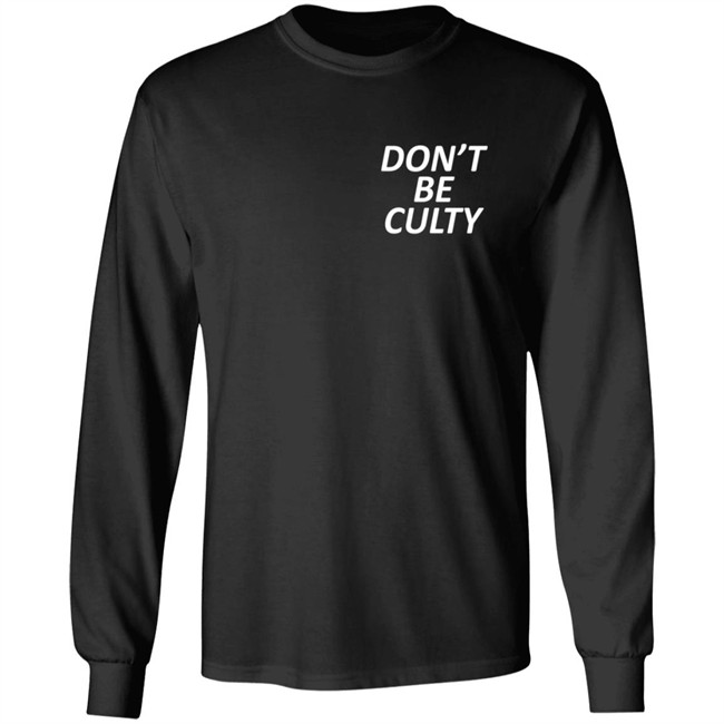 Leah Remini's Don't Be Culty T Shirt Leah Remini's Don't Be Culty T Shirt