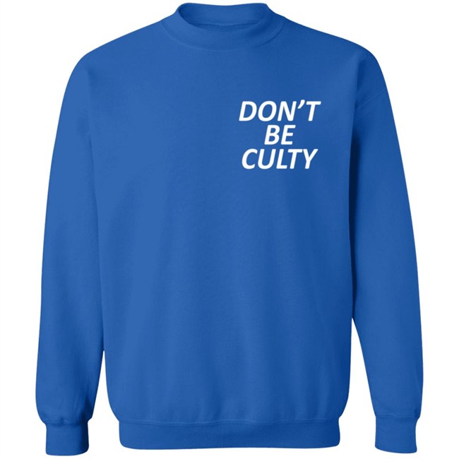 Leah Remini's Don't Be Culty T Shirt Leah Remini's Don't Be Culty T Shirt