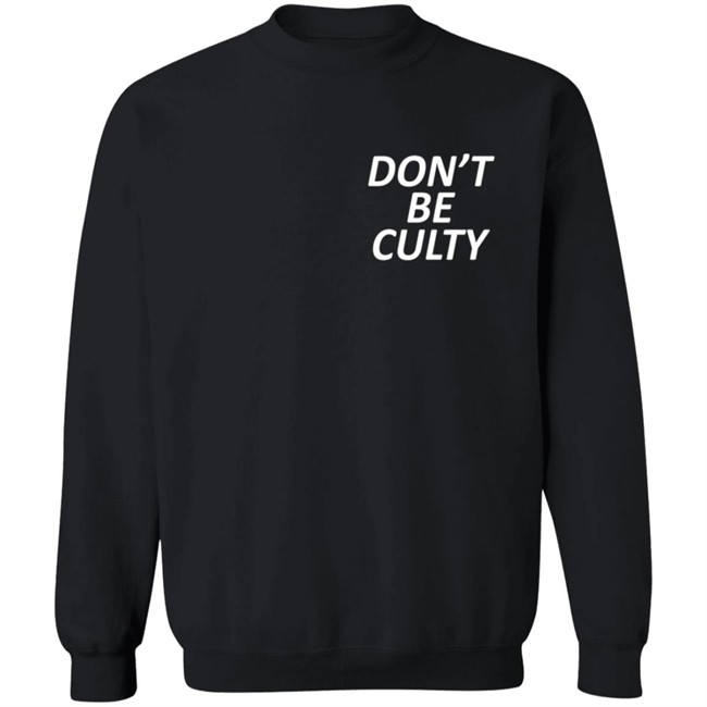 Leah Remini's Don't Be Culty T Shirt Leah Remini's Don't Be Culty T Shirt
