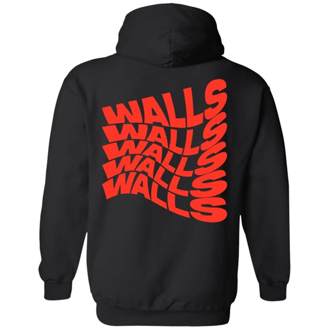Smiley Walls Flock Print Hoodie Smiley Walls Flock Print Hoodie