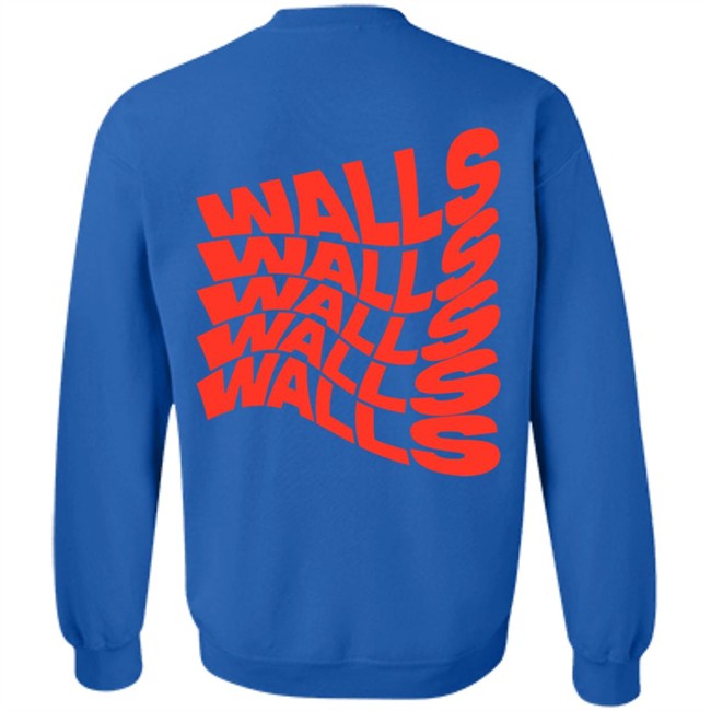 Smiley Walls Flock Print Hoodie Smiley Walls Flock Print Hoodie