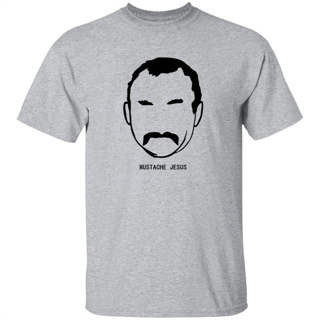 Mustache Jesus Tee Mustache Jesus Tee