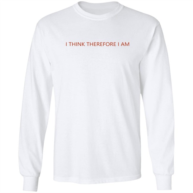 Billie Eilish Merch I Think Therefore I Am Hoodie Billie Eilish Merch I Think Therefore I Am Hoodie